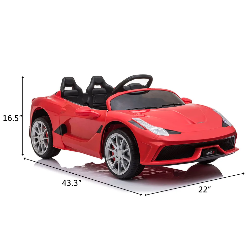12V 2.4GHz Children Driving Car With Safety Belt,Music,Stories,Electric sports Car Kids Ride On Car Indoor/Outdoor Racing Car
12V 2.4GHz Children Driving Car With Safety Belt,Music,Stories,Electric sports Car Kids Ride On Car Indoor/Outdoor Racing Car