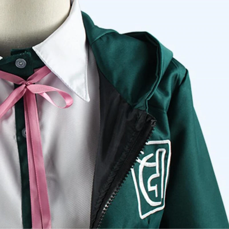 Halloween Cosplay Danganronpa 2 Chiaki Nanami Women Girl Dark Green Hooded Costume School Uniform Skirt Show Game Party JK Set
Halloween Cosplay Danganronpa 2 Chiaki Nanami Women Girl Dark Green Hooded Costume School Uniform Skirt Show Game Party JK Set