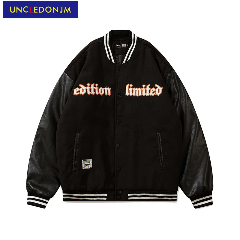 UNCLEDONJM mens fashion clothing trends winter jacket streetwear Outerwear & Coats street wear varsity jacket coat men 5555
UNCLEDONJM mens fashion clothing trends winter jacket streetwear Outerwear & Coats street wear varsity jacket coat men 5555