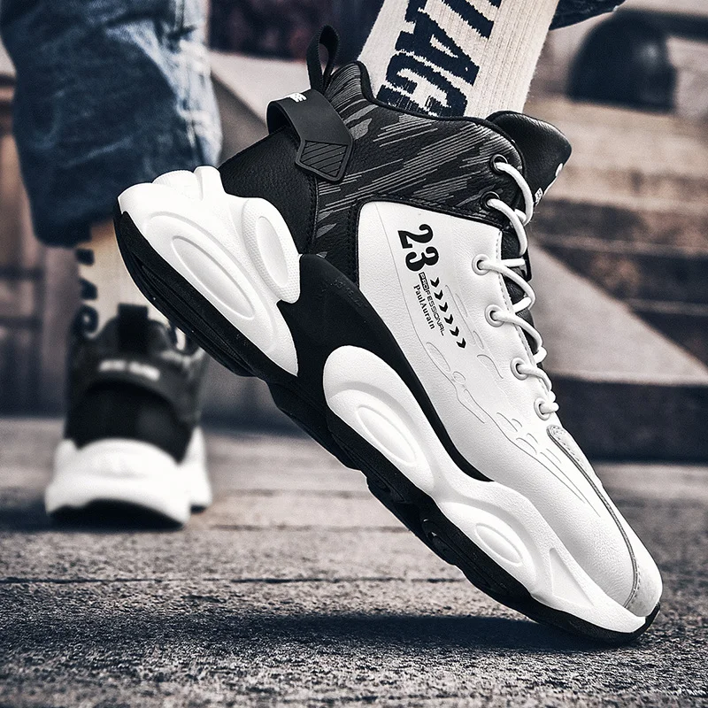 Мужская обувь № 23, баскетбольные кроссовки, папина обувь, модная обувь, высокие кроссовки из ТПУ, Мужская Осенняя обувь
Мужская обувь № 23, баскетбольные кроссовки, папина обувь, модная обувь, высокие кроссовки из ТПУ, Мужская Осенняя обувь