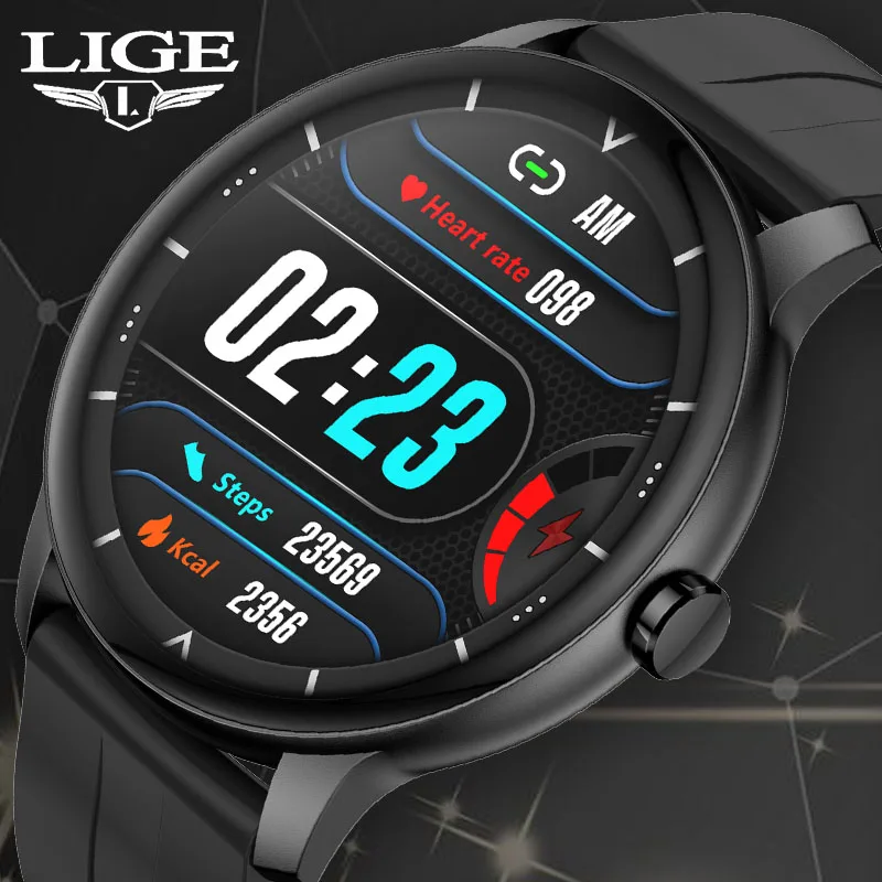 LIGE Smart Watch Men Bluetooth Call Bracelet Blood Pressure Monitor Clock Fitness Tracker Men's Smartwatch Sports Women's Watch
LIGE Smart Watch Men Bluetooth Call Bracelet Blood Pressure Monitor Clock Fitness Tracker Men's Smartwatch Sports Women's Watch