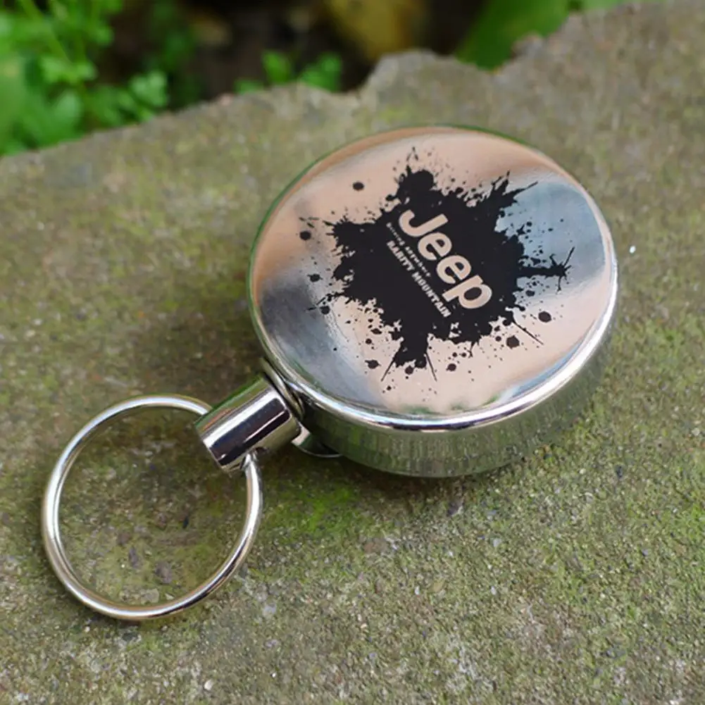 HiMISS Metal Retractable Pull Key Chain Lanyard Tag Card Badge Holder Reel Recoil Belt Clip
HiMISS Metal Retractable Pull Key Chain Lanyard Tag Card Badge Holder Reel Recoil Belt Clip