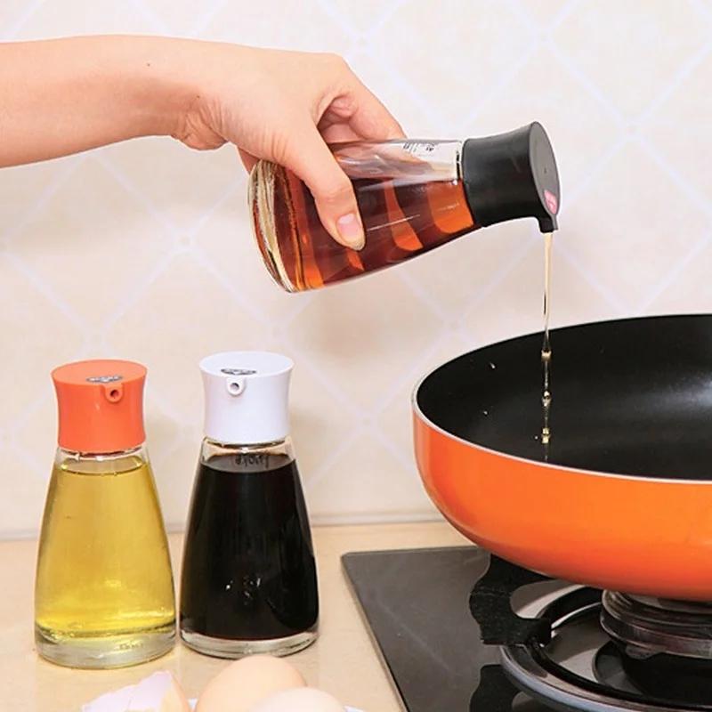 Oil Dispenser Glass Bottle Container Jar Vinegar Condiment Soy Sauce Pot Portable Easy Clean Durable
Oil Dispenser Glass Bottle Container Jar Vinegar Condiment Soy Sauce Pot Portable Easy Clean Durable
