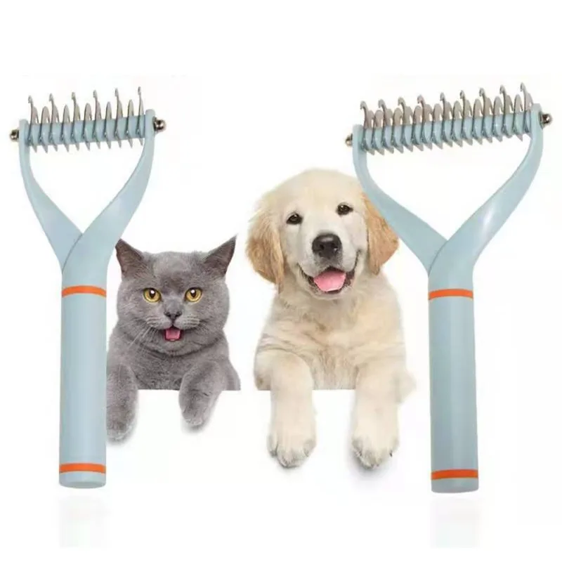 Newest Cat Dog Fur Trimming Dematting Deshedding Brush Combs Hair Removal Grooming Shedding Double Sided Long Hair Curly Tools
Newest Cat Dog Fur Trimming Dematting Deshedding Brush Combs Hair Removal Grooming Shedding Double Sided Long Hair Curly Tools