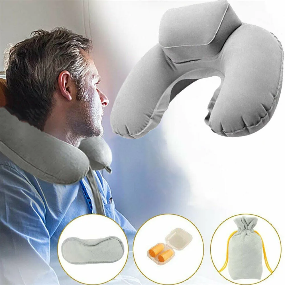 Inflatable U Shape Neck Cushion Travel Pillow Office Airplane Driving Nap Support Head Rest Health Care Decorative Portable
Inflatable U Shape Neck Cushion Travel Pillow Office Airplane Driving Nap Support Head Rest Health Care Decorative Portable
