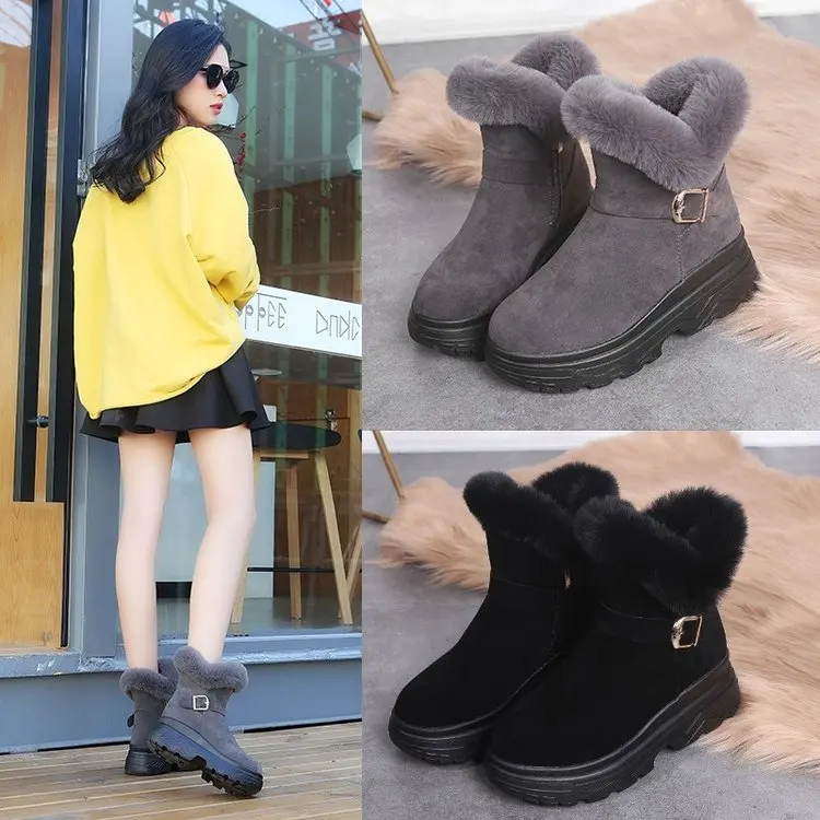 Winter Shoes 2021 Warm Fur Women Snow Boots Leather Ankle Boots For Woman Hidden Heel Shoe Women Winter Shoes Snow Boot
Winter Shoes 2021 Warm Fur Women Snow Boots Leather Ankle Boots For Woman Hidden Heel Shoe Women Winter Shoes Snow Boot