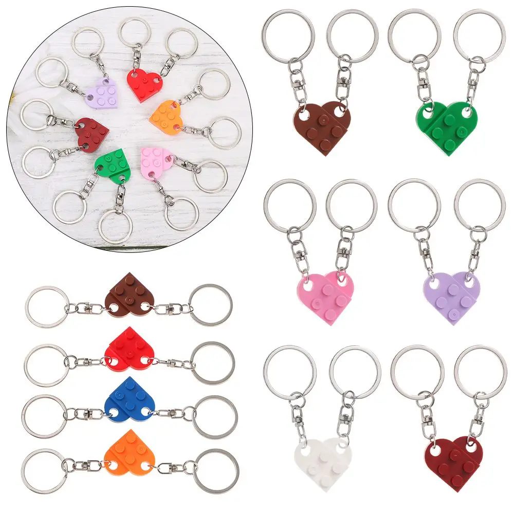 2PCS Love Heart Cute Separable Jewelry Gifts Heart Pendant Building Block Keychains Key Buckle Key Ring
2PCS Love Heart Cute Separable Jewelry Gifts Heart Pendant Building Block Keychains Key Buckle Key Ring