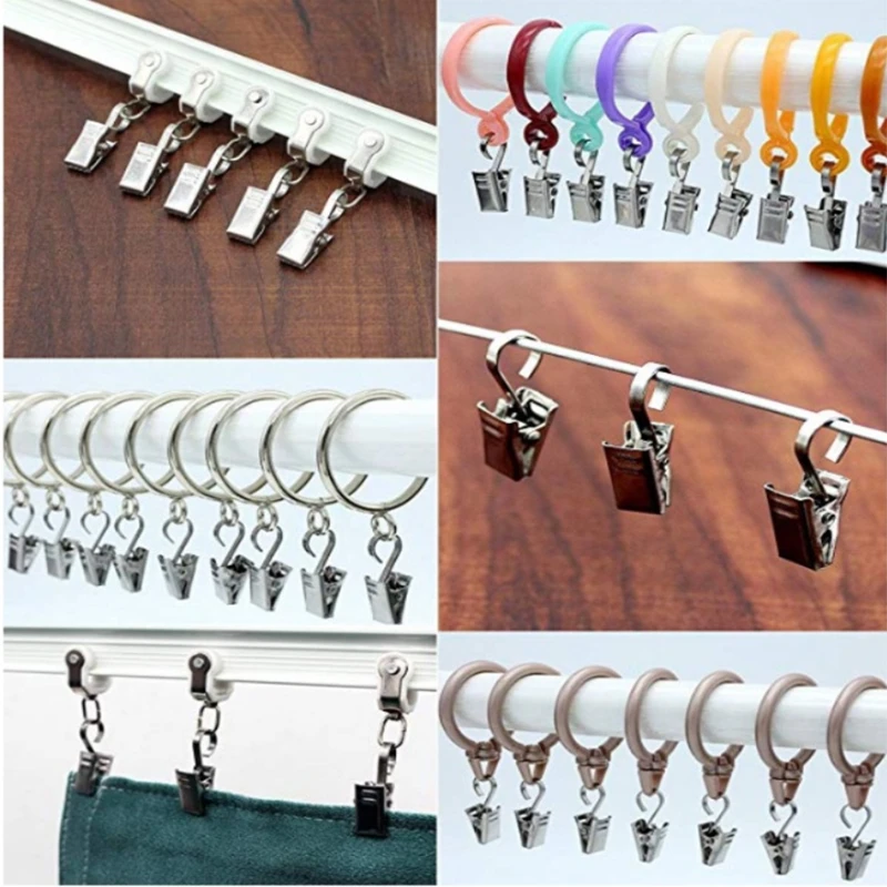 100pcs Curtain Clips with Hooks Wide Flat Stainless Steel Shower Drapery Clip Home Decoration Outdoor Party Hanging Wire Holder
100pcs Curtain Clips with Hooks Wide Flat Stainless Steel Shower Drapery Clip Home Decoration Outdoor Party Hanging Wire Holder