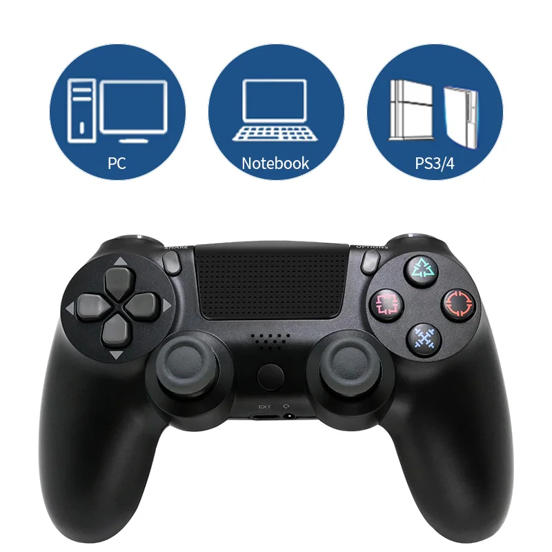 Bluetooth wireless gamepad is suitable for PS4 controller Dual vibration game control is suitable for Sony
Bluetooth wireless gamepad is suitable for PS4 controller Dual vibration game control is suitable for Sony