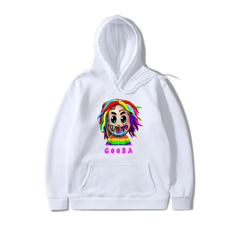 Gooba 6ix9ine Hoodie Mode Black Oversize Harajuku Hoodies 6ix9ine Sweatshirt Trui Casual Hooded Tops Print Voor Mannen Vrouwen
Gooba 6ix9ine Hoodie Mode Black Oversize Harajuku Hoodies 6ix9ine Sweatshirt Trui Casual Hooded Tops Print Voor Mannen Vrouwen