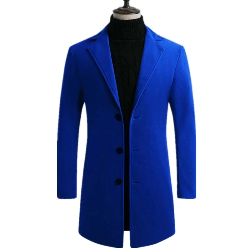 High Quality New Men's Casual Long Windbreaker Jacket / Male Solid Color Single Breasted Trench Coat Jacket
High Quality New Men's Casual Long Windbreaker Jacket / Male Solid Color Single Breasted Trench Coat Jacket