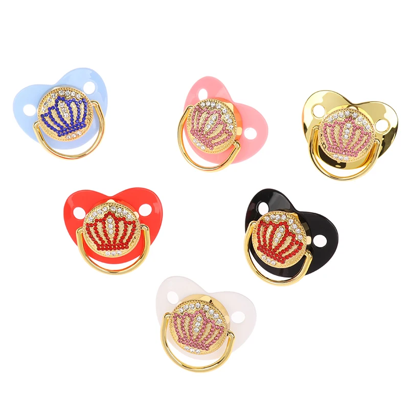 Baby Shower Gifts Baby Pacifier Baby Soother Rhinestone Pacifier Clips BPA Free Infant Nipple Newborn Crown diamond Pacifier
Baby Shower Gifts Baby Pacifier Baby Soother Rhinestone Pacifier Clips BPA Free Infant Nipple Newborn Crown diamond Pacifier