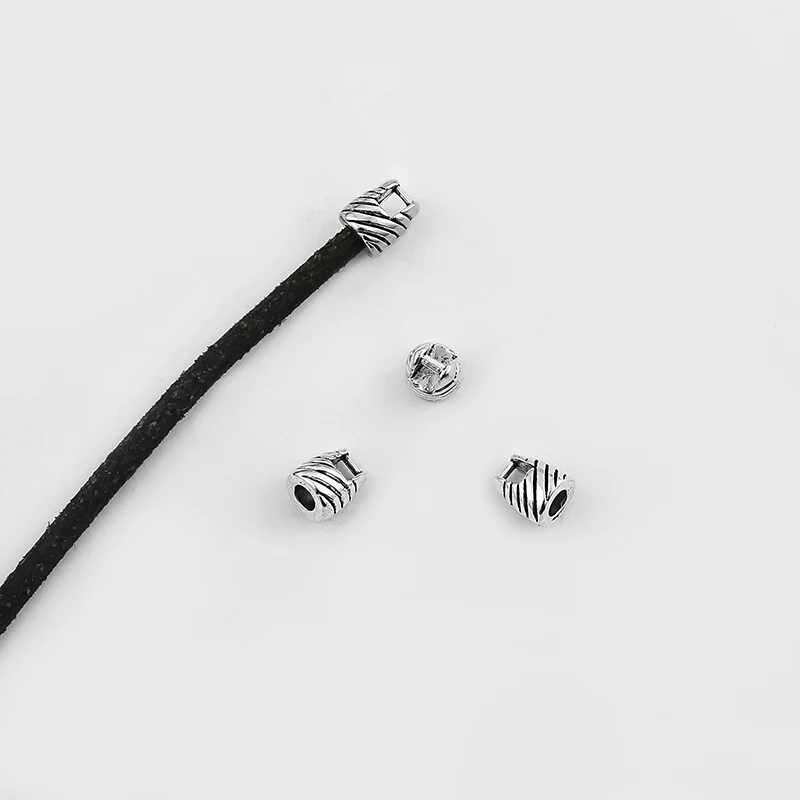 10PCS Diagonal Stripes End Cap For 5mm Round Leather Cord Bracelet Necklace Cap Tassel Crimp Connector Jewelry Making Findings
10PCS Diagonal Stripes End Cap For 5mm Round Leather Cord Bracelet Necklace Cap Tassel Crimp Connector Jewelry Making Findings