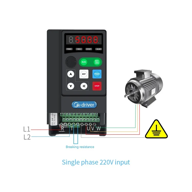 220V Single Phase to 380V 3 Phase Converter 11KW 15KW AC Motor Drive Inverter 50Hz 60Hz VFD
220V Single Phase to 380V 3 Phase Converter 11KW 15KW AC Motor Drive Inverter 50Hz 60Hz VFD