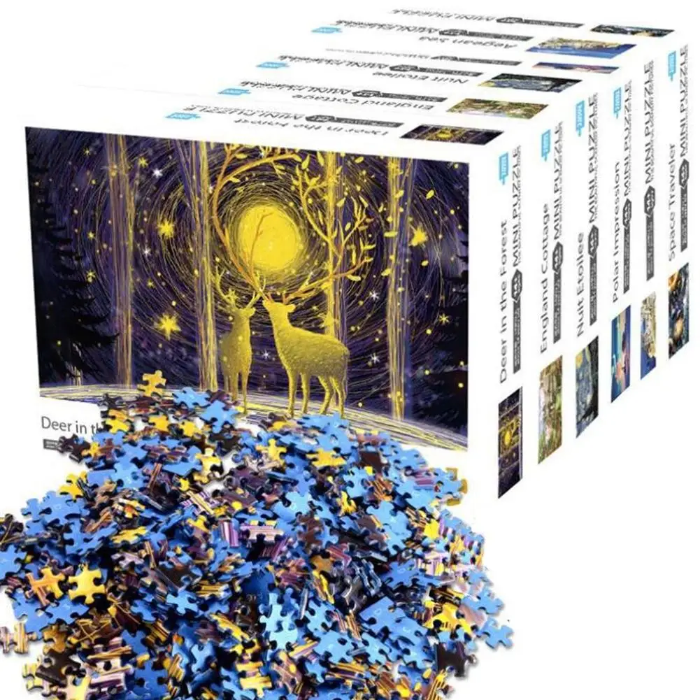 1000 PCS Mini Puzzles Painting Challenge Paper Puzzles DIY Decompression Toy
1000 PCS Mini Puzzles Painting Challenge Paper Puzzles DIY Decompression Toy