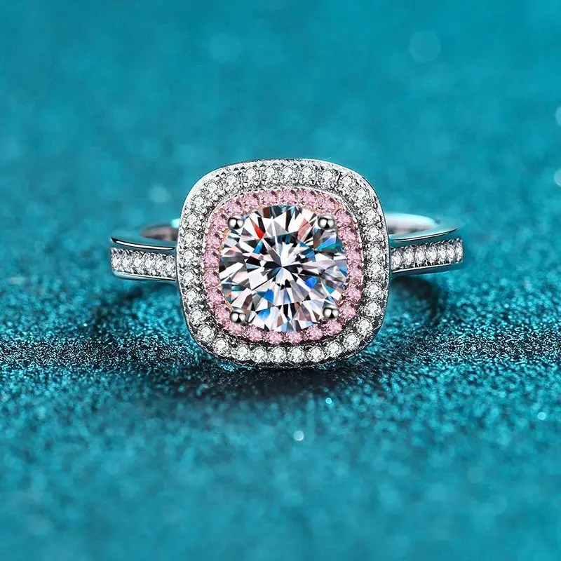 UMQ 925 Silver 1 ct Big Moissanite Ring Round Excellent Cut D Color Pass Diamond Test Moissanite Engagement Rings for Women
UMQ 925 Silver 1 ct Big Moissanite Ring Round Excellent Cut D Color Pass Diamond Test Moissanite Engagement Rings for Women