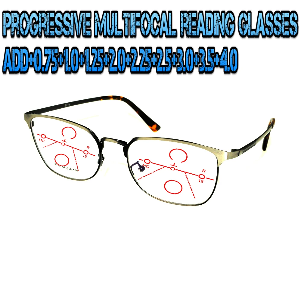 Progressive Multifocal Anti Blu Light Reading Glasses Red Metal Frame Men Women High Quality Cat's Eye Large Size Frame+0.75To+4
Progressive Multifocal Anti Blu Light Reading Glasses Red Metal Frame Men Women High Quality Cat's Eye Large Size Frame+0.75To+4