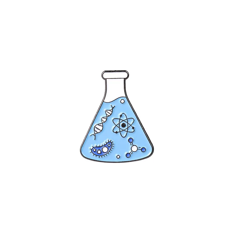 Creative Cartoon Microscope Brooch Beaker Microscope Gene Chain Brooch Custom Scientific Brooch New Chemical Alloy Brooch
Creative Cartoon Microscope Brooch Beaker Microscope Gene Chain Brooch Custom Scientific Brooch New Chemical Alloy Brooch