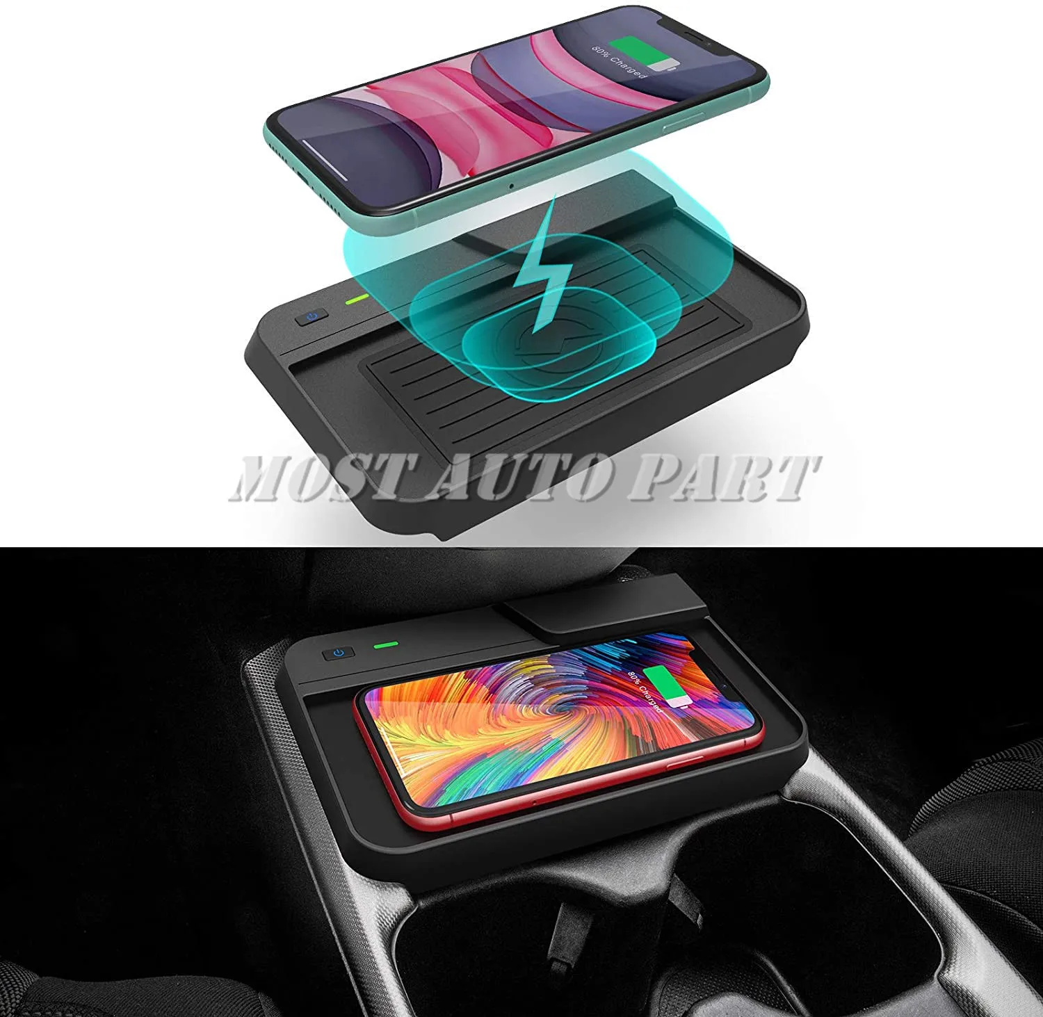 Интерьер автомобиля Беспроводной Зарядное устройство телефон быстро Зарядное устройство центральной консоли для Honda CR-V 2017-2021 телефон с QI Беспроводной зарядки
Интерьер автомобиля Беспроводной Зарядное устройство телефон быстро Зарядное устройство центральной консоли для Honda CR-V 2017-2021 телефон с QI Беспроводной зарядки