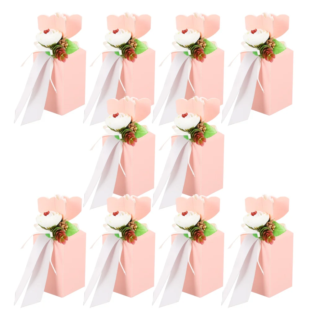 1 Set Paper Candy Boxes Vase Shape Wedding Candy Boxes Presents with Ribbon
1 Set Paper Candy Boxes Vase Shape Wedding Candy Boxes Presents with Ribbon