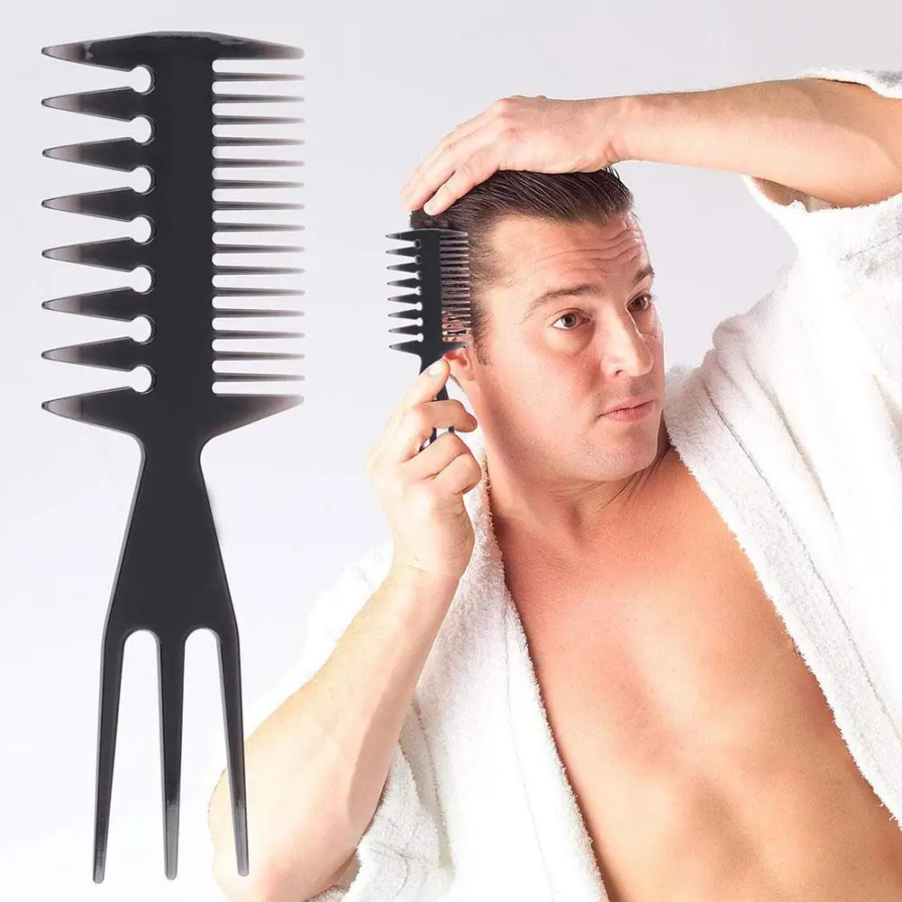 Big Teeth Double Side Tooth Combs Hair Comb Men's Oil Brush Accessories Styling Head Comb Static Hair Hairstylist Barber An R7C6
Big Teeth Double Side Tooth Combs Hair Comb Men's Oil Brush Accessories Styling Head Comb Static Hair Hairstylist Barber An R7C6