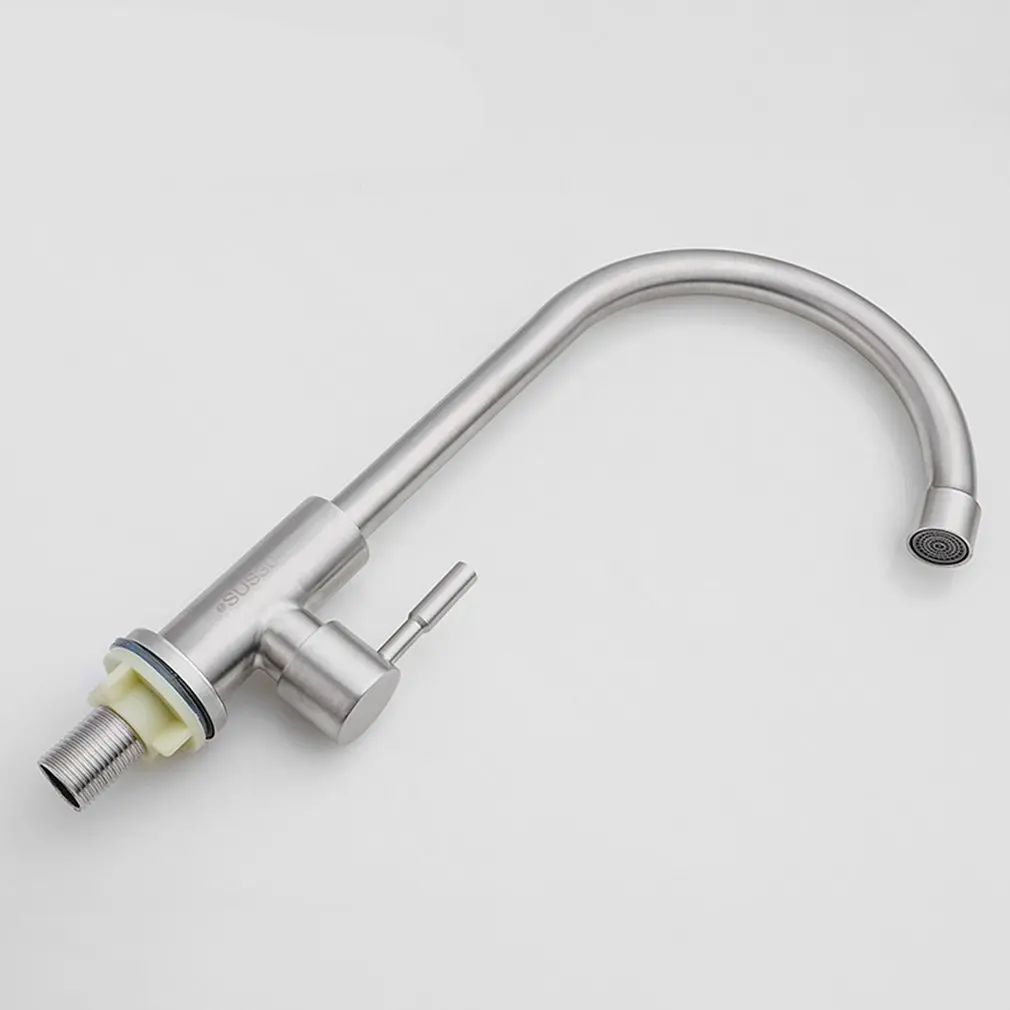 Rotatable Kitchen Cold Water Slot Sink Basin Faucet Bathroom Tap Stainless Steel Water Valve Single Handle Hole
Rotatable Kitchen Cold Water Slot Sink Basin Faucet Bathroom Tap Stainless Steel Water Valve Single Handle Hole