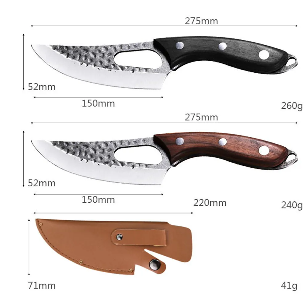 Forged Boning Knife Fish Knife Handmade Stainless Steel Kitchen Meat Cleaver Outdoor Cooking Cutter Butcher Knife Cover Sheath 
Forged Boning Knife Fish Knife Handmade Stainless Steel Kitchen Meat Cleaver Outdoor Cooking Cutter Butcher Knife Cover Sheath