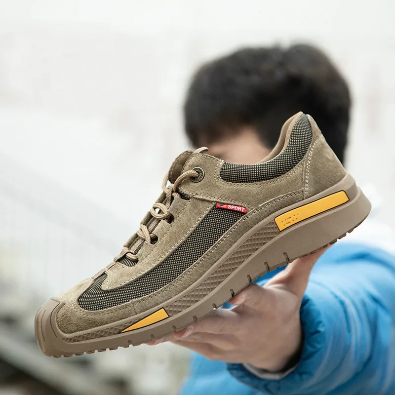 K06 Men's winter sports shoes Anti-smashing anti-piercing indestructible safety shoes steel toe cap work shoes casual zapatos
K06 Men's winter sports shoes Anti-smashing anti-piercing indestructible safety shoes steel toe cap work shoes casual zapatos