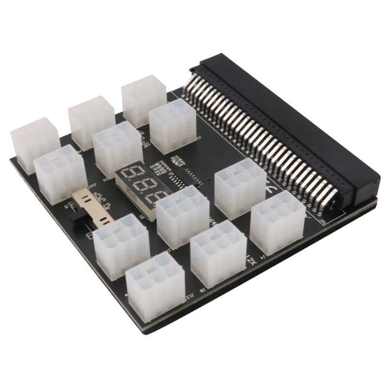 PCI-E 6Pin Power Supply Breakout Board Adapter Converter 12V for Ethereum BTC Antminer Miner Mining Server PSU GPU
PCI-E 6Pin Power Supply Breakout Board Adapter Converter 12V for Ethereum BTC Antminer Miner Mining Server PSU GPU