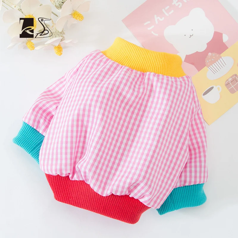 Korean Spring Summer New Type Pet Clothes 2 Footwear Lattice Colorful T-shirt for Little Dog and Cat Dog Clothes Cat Clothes 
Korean Spring Summer New Type Pet Clothes 2 Footwear Lattice Colorful T-shirt for Little Dog and Cat Dog Clothes Cat Clothes