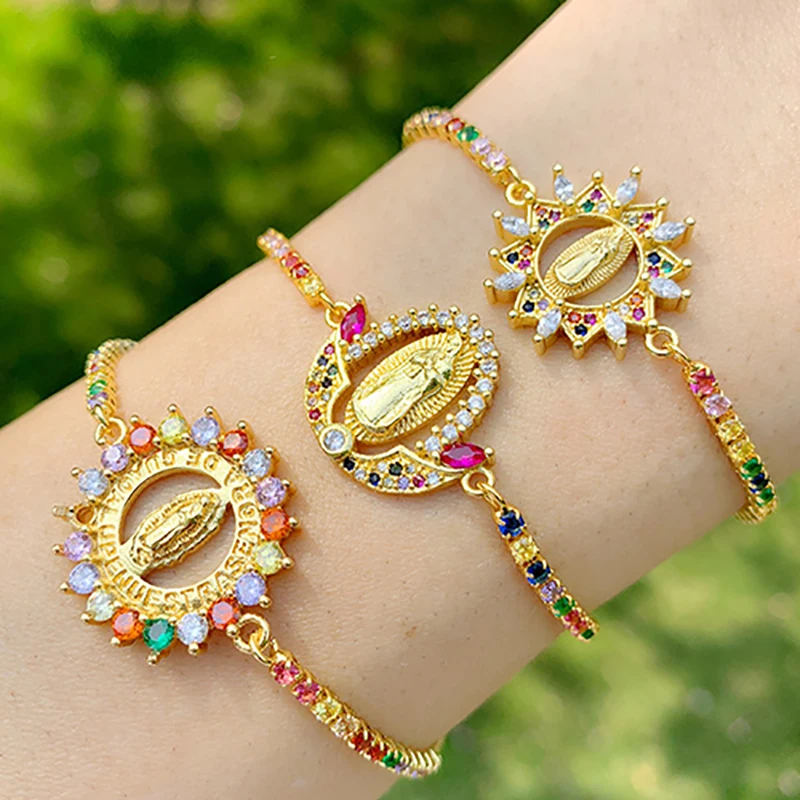 Bracelet For Women Charm 3 Style Color Crystal Bangles Beacelets for Girl Party Jewelry 2020 Handmade Gold Bracelet pulseras
Bracelet For Women Charm 3 Style Color Crystal Bangles Beacelets for Girl Party Jewelry 2020 Handmade Gold Bracelet pulseras