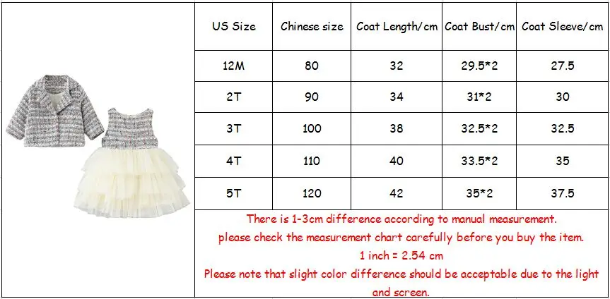 Baby Autumn Clothing Infant Kids Baby Girls Pageant Coat + Tutu Dress Party Outfit Fashion Elagent Clothes Sets 1-5Y
Baby Autumn Clothing Infant Kids Baby Girls Pageant Coat + Tutu Dress Party Outfit Fashion Elagent Clothes Sets 1-5Y