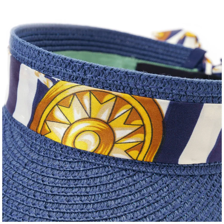 Custom Band Summer Beach Paper Straw Sun Visor Caps Hat for Women News sports cap beauty reporter hat sunhat
Custom Band Summer Beach Paper Straw Sun Visor Caps Hat for Women News sports cap beauty reporter hat sunhat