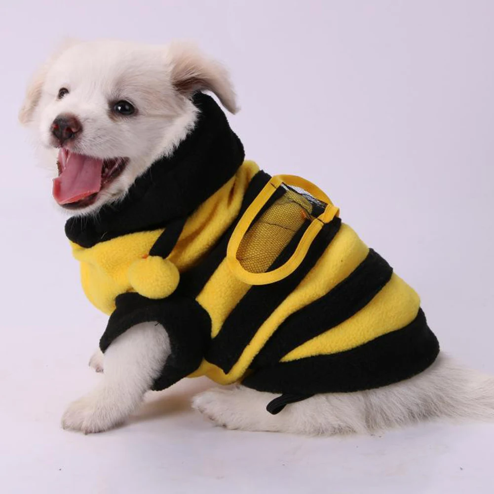 Warm Dog Winter Clothes Cute Bee Dog Coat Hoodies Jumpsuit Coat Pet Cat Dogs Costume Jacket Pet Cosplay Clothes For Small Dogs
Warm Dog Winter Clothes Cute Bee Dog Coat Hoodies Jumpsuit Coat Pet Cat Dogs Costume Jacket Pet Cosplay Clothes For Small Dogs