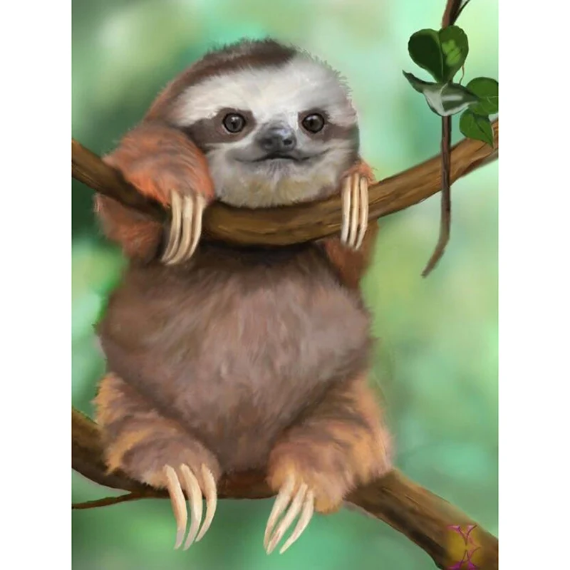 Full Square/Round Drill 5D DIY Diamond Painting "Animal Young Sloth Baby" 3d Embroidery Cross Stitch 5D Home Decor Gift
Full Square/Round Drill 5D DIY Diamond Painting "Animal Young Sloth Baby" 3d Embroidery Cross Stitch 5D Home Decor Gift