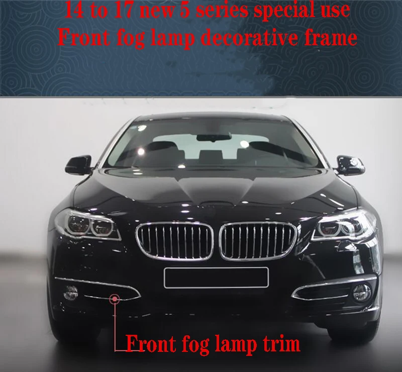 Front And Rear Bar Fog Lamp Decorative Frame Modified Fog lamp frame For BMW New 5 series 520Li 525Li 2014-2017
Front And Rear Bar Fog Lamp Decorative Frame Modified Fog lamp frame For BMW New 5 series 520Li 525Li 2014-2017
