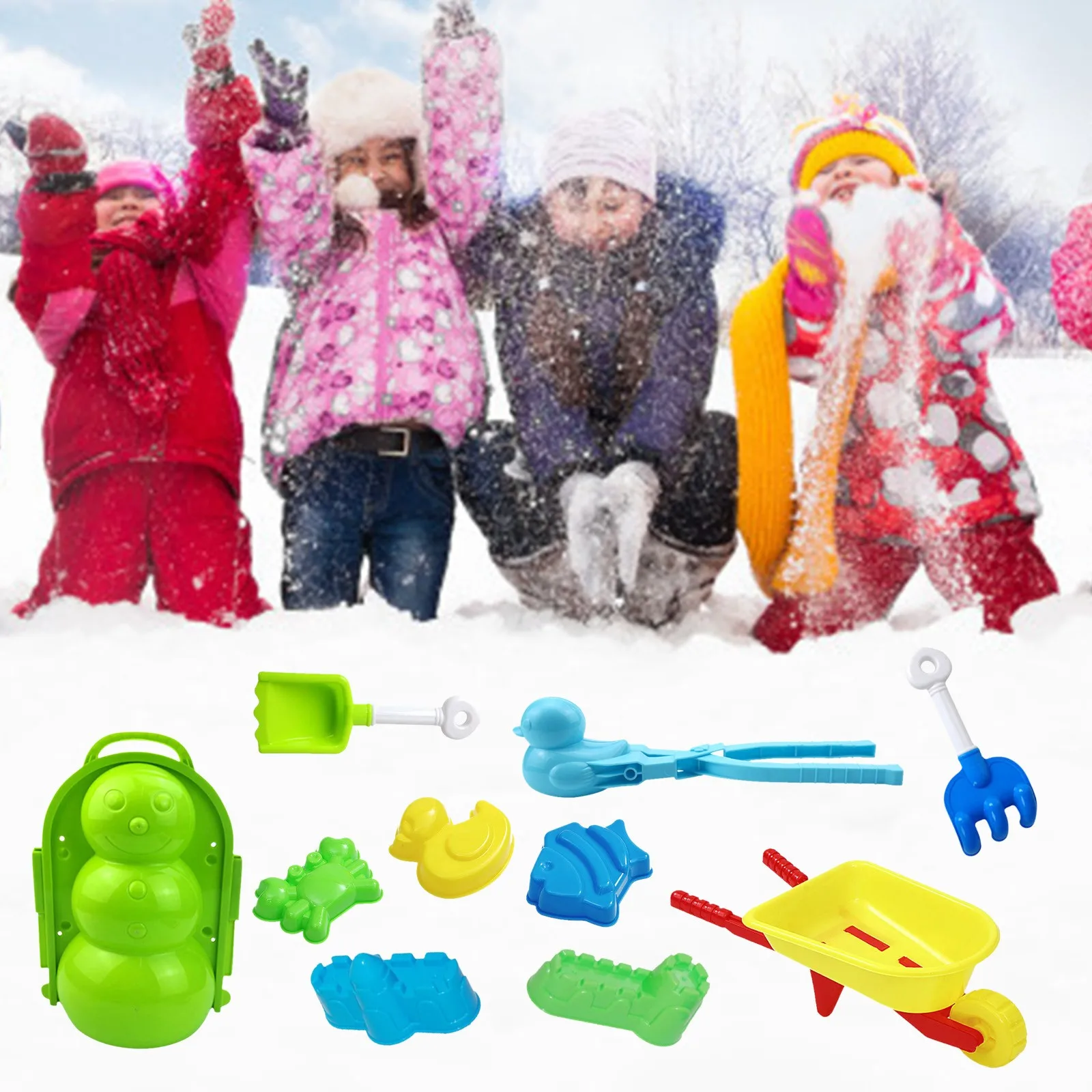 10PCS Animal Shaped Castle Snowball Maker Clip Kids Winter Outdoor Maker Snow Sand Ball Fight Mold Tool Fun Sport Snow Toys Kit
10PCS Animal Shaped Castle Snowball Maker Clip Kids Winter Outdoor Maker Snow Sand Ball Fight Mold Tool Fun Sport Snow Toys Kit