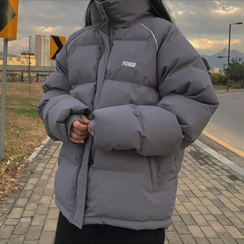 Outerwear Jackets Korean Tide Brand Short Oversized Fashion Loose Stand Collar Korean Students Thickened Warm Cotton Coats
Outerwear Jackets Korean Tide Brand Short Oversized Fashion Loose Stand Collar Korean Students Thickened Warm Cotton Coats
