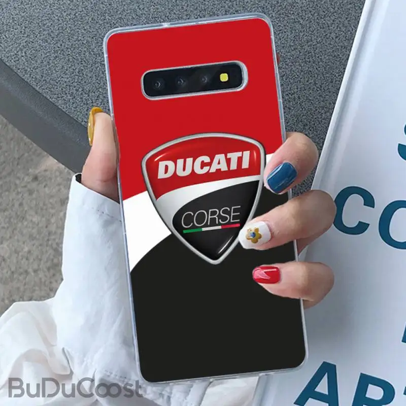 Riccu Ducati Corse Logo Phone Case For Samsung Galaxy S10 Plus S10E S6edge S7edge S8 S9 Plus S10lite S20 Plus
Riccu Ducati Corse Logo Phone Case For Samsung Galaxy S10 Plus S10E S6edge S7edge S8 S9 Plus S10lite S20 Plus
