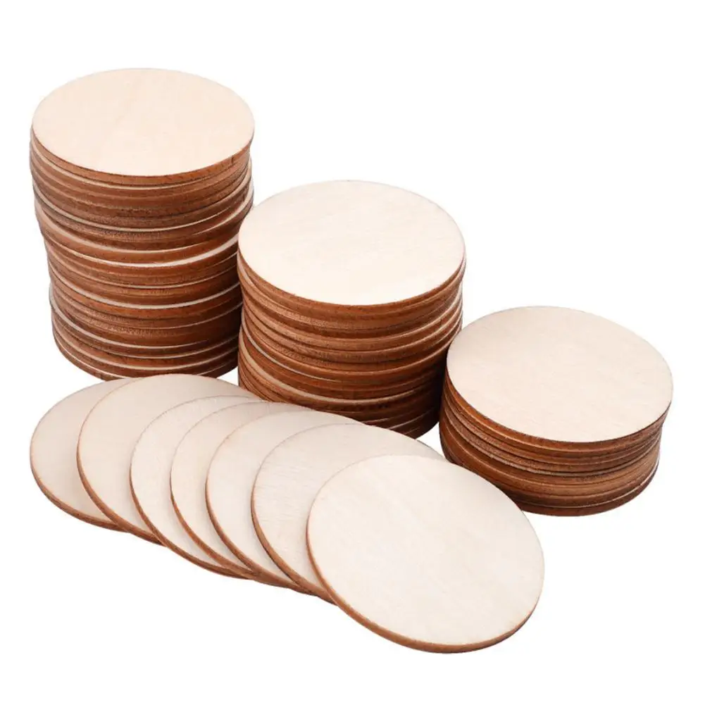 100 Pcs Unfinished Round Wood Slices 1cm-10cm DIY Crafts Wooden Circle Discs For Christmas Painting Wedding Ornament Decor
100 Pcs Unfinished Round Wood Slices 1cm-10cm DIY Crafts Wooden Circle Discs For Christmas Painting Wedding Ornament Decor