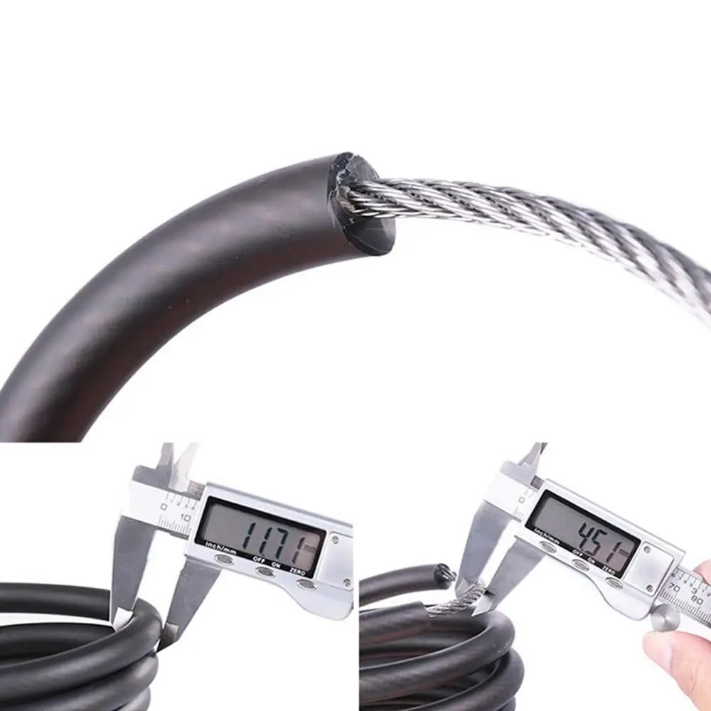 Bike Lock 1.8m Anti Theft Bicycle Accessories Steel Wire Security Bicycle Cable Lock MTB Road Motorcycle Bike Equipment Universl
Bike Lock 1.8m Anti Theft Bicycle Accessories Steel Wire Security Bicycle Cable Lock MTB Road Motorcycle Bike Equipment Universl