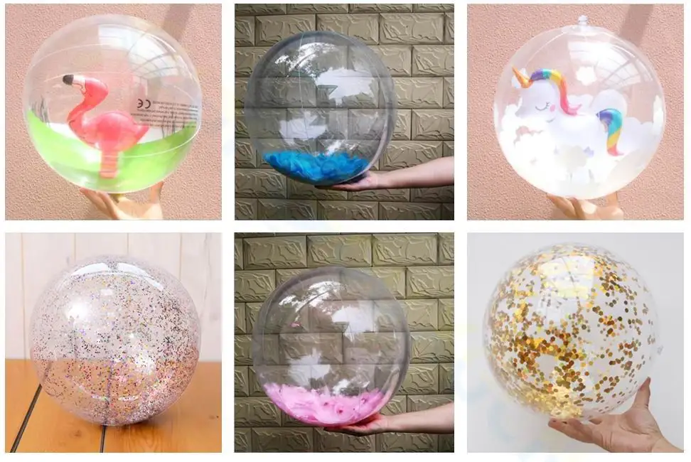 Transparent Ball volleyball Beach party Toy Inflatable Pool Feather Playing Water Childrens Photo props Pool Outdoor Swimming Be
Transparent Ball volleyball Beach party Toy Inflatable Pool Feather Playing Water Childrens Photo props Pool Outdoor Swimming Be