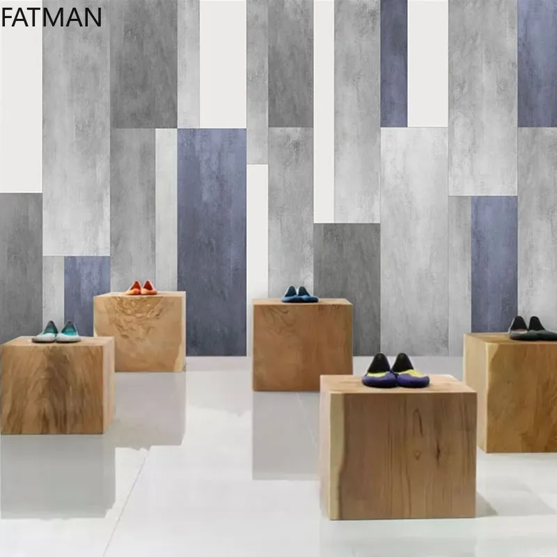 FATMAN Custom Industrial Style Simple Geometric Gray Mural 3D Nordic Creative Cement Wall Living Room Decor Wallpaper Dropship
FATMAN Custom Industrial Style Simple Geometric Gray Mural 3D Nordic Creative Cement Wall Living Room Decor Wallpaper Dropship