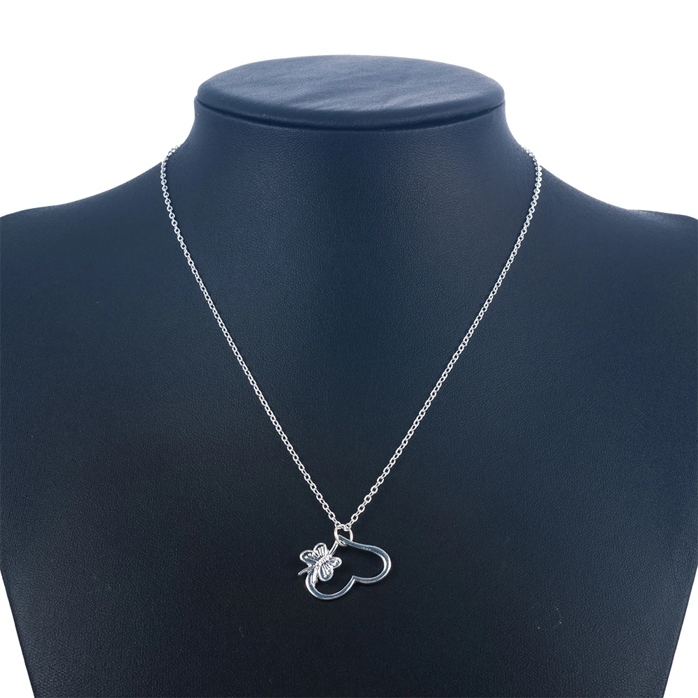Cute Butterfly Necklace New Fashion Beautiful Women Necklace Jewelry Heart Shape Pendant Flower Chain Wedding Jewelry
Cute Butterfly Necklace New Fashion Beautiful Women Necklace Jewelry Heart Shape Pendant Flower Chain Wedding Jewelry