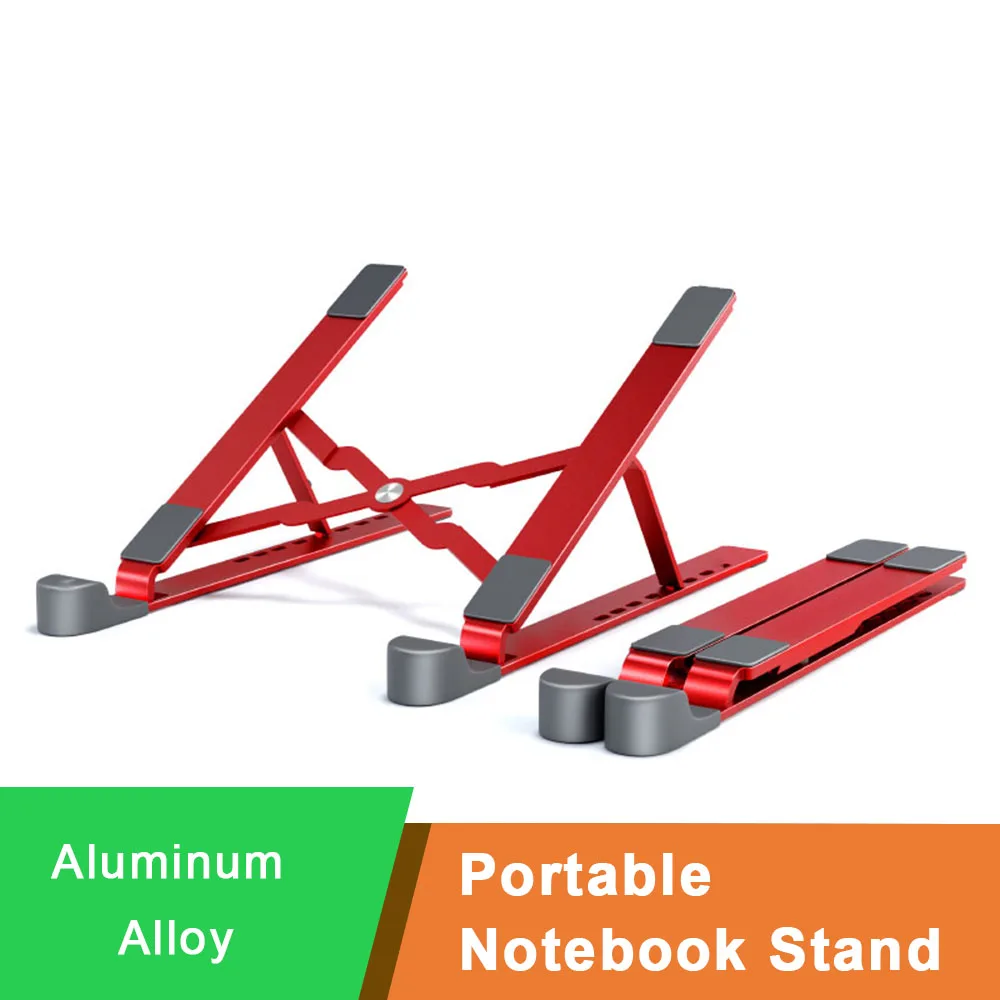 Portable Laptop Stand Holder Aluminum Alloy Regulation Computer Cooling Support 11 to 17.3 inch Notebook Adjustable Metal Riser
Portable Laptop Stand Holder Aluminum Alloy Regulation Computer Cooling Support 11 to 17.3 inch Notebook Adjustable Metal Riser