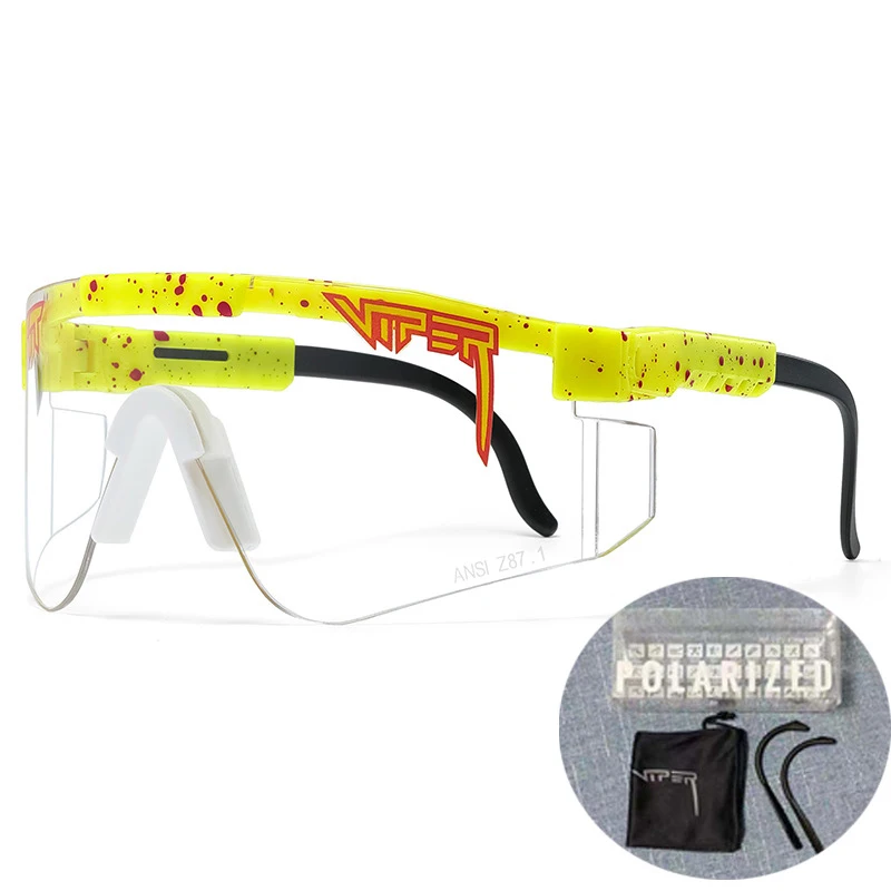 

Pit Viper Cycling Sun Glasses Men MTB Bicycle Glasses Woman Outdoor Sport Polarized Sunglasses UV400 TR90 Windproof Ski Goggles