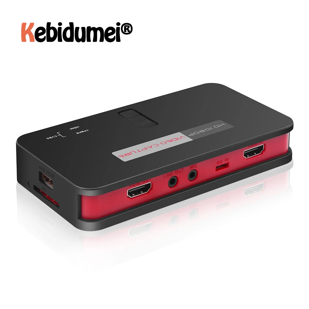 60 кадров в секунду 1080P HDMI-совместимая Игровая приставка захвата HD видео для XBOX PS3