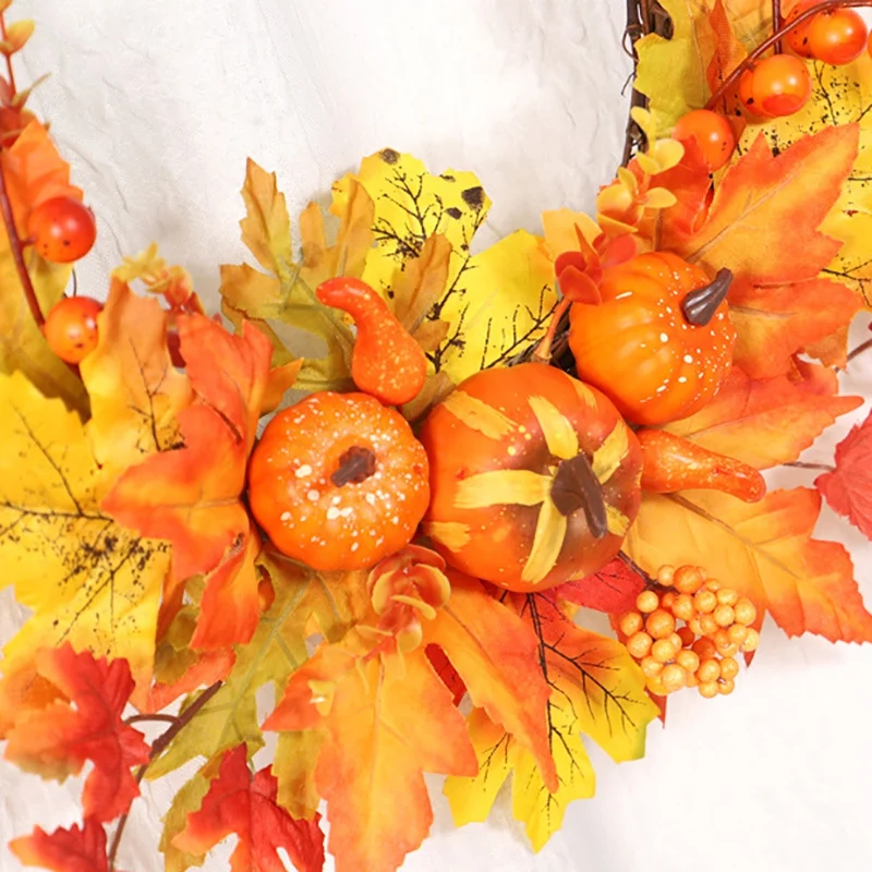 Sunflower Pumpkin Wreath Door Hanging Christmas Halloween Decor Simulation Garland Walls Home Thanksgiving Decoration
Sunflower Pumpkin Wreath Door Hanging Christmas Halloween Decor Simulation Garland Walls Home Thanksgiving Decoration
