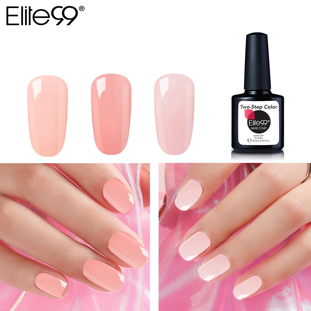 Elite99 10ML Two Step Color Base Coat Soak Off Gel Nail Polish UV LED Varnish Using Ways Art Manicure Lacquer | Красота и здоровье