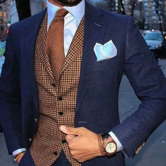 Airtailors mens waistcoat vest Houndstooth Full Back Tweed Vest Men Suit Vest Slim fit Groom's Wear Vest Men's Dress Vest
Airtailors mens waistcoat vest Houndstooth Full Back Tweed Vest Men Suit Vest Slim fit Groom's Wear Vest Men's Dress Vest